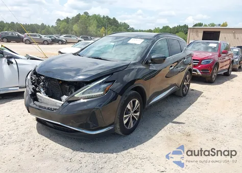 2020 Nissan Murano Sv Fwd z USA, uszkodzony, nr VIN 5N1AZ2BJ4LN135738